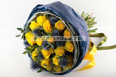 Букет роз Цвета солнца купить в Москве недорого